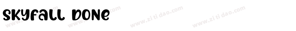 SkyFall Done字体转换